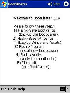 BootBlaster - Hlavní okno