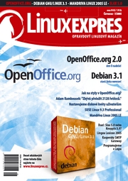 LinuxEXPRES - obálka čísla 7/2005